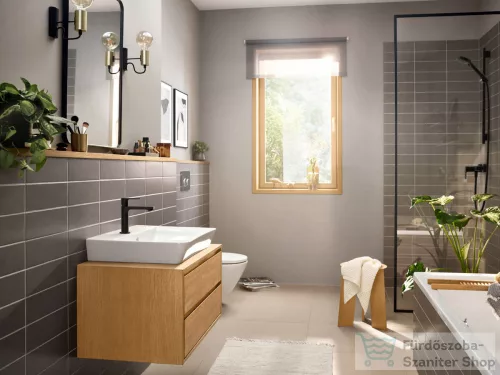 Hansgrohe REBRIS E zuhanycsaptelep zuhanyszett nélkül, matt fekete 72650670