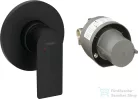Hansgrohe Rebris E falsík alatti kád /zuhany csaptelep alaptesttel, matt fekete 72658670