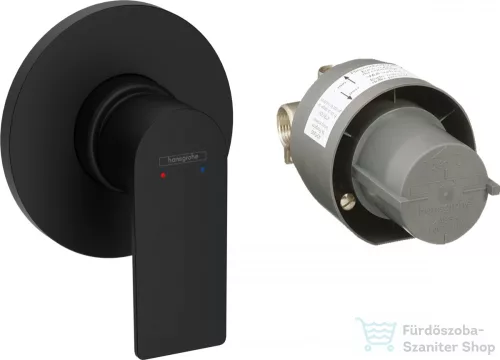 Hansgrohe Rebris E falsík alatti kád /zuhany csaptelep alaptesttel, matt fekete 72658670