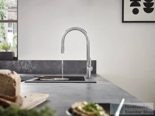 Hansgrohe TALIS M54 kihúzható fejes 2 jet mosogató csaptelep 210, króm 72800000