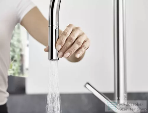 Hansgrohe TALIS M54 kihúzható fejes 2 jet mosogató csaptelep 210, króm 72800000
