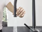 Hansgrohe TALIS M54 kihúzható fejes 2 jet mosogató csaptelep 210, matt fekete 72800670