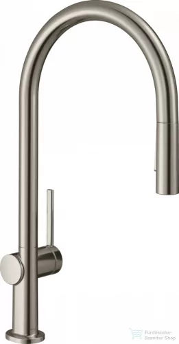 Hansgrohe TALIS M54 kihúzható fejes 2 jet mosogató csaptelep 210, nemesacél felület 72800800
