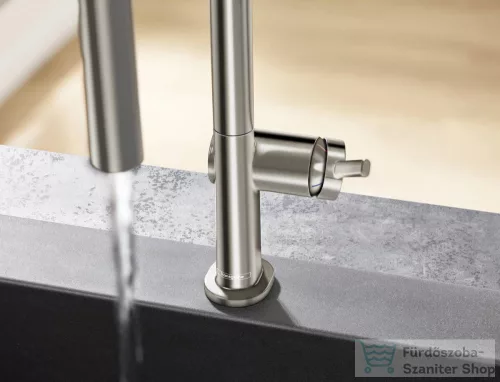 Hansgrohe TALIS M54 kihúzható fejes 2 jet mosogató csaptelep 210, nemesacél felület 72800800