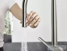 Hansgrohe TALIS M54 210 mosogató csaptelep kihúzható fejjel,S-Box,nemesacél felület 72801800