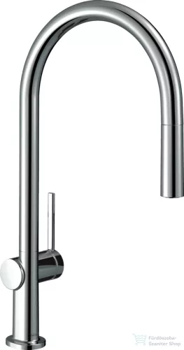 Hansgrohe TALIS M54 kihúzható fejes 1 jet mosogató csaptelep 210, króm 72802000