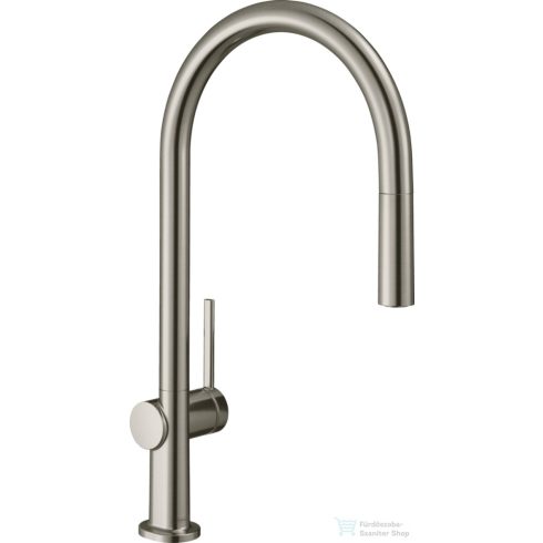 Hansgrohe TALIS M54 egykaros mosogató csaptelep kihúzható fejjel, rozsdamentes acél hatású 72803800