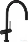 Hansgrohe Talis M54 egykaros mosogató csaptelep 220, elzárószeleppel, matt fekete 72805670