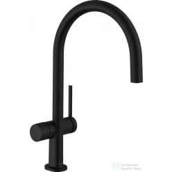   Hansgrohe Talis M54 egykaros mosogató csaptelep 220, elzárószeleppel, matt fekete 72805670