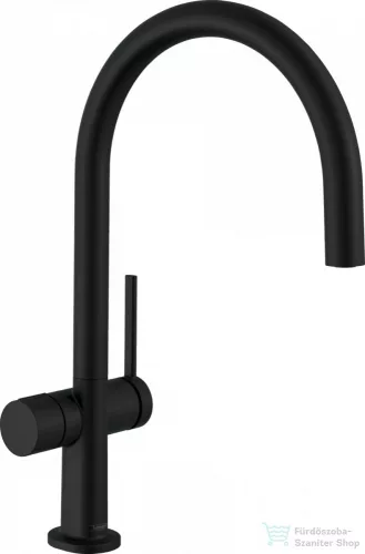 Hansgrohe Talis M54 egykaros mosogató csaptelep 220, elzárószeleppel, matt fekete 72805670