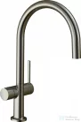Hansgrohe Talis M54 egykaros mosogató csaptelep 220, elzárószeleppel, nemesacél felület 72805800
