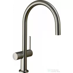   Hansgrohe Talis M54 egykaros mosogató csaptelep 220, elzárószeleppel, nemesacél felület 72805800