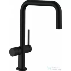   Hansgrohe Talis M54 egykaros mosogató csaptelep elzárószeleppel, 1jet, matt fekete 72807670
