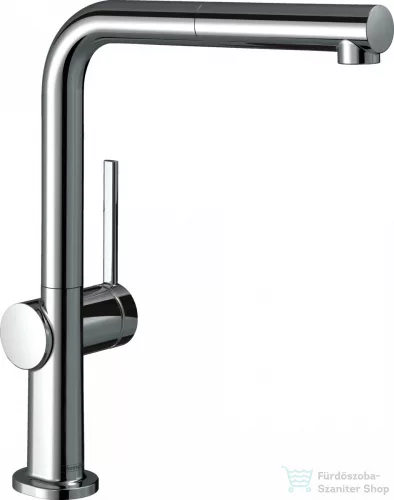 Hansgrohe TALIS M54 mosogató csaptelep kihúzható kifolyóval,1 jet, króm 72808000