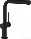 Hansgrohe TALIS M54 mosogató csaptelep kihúzható kifolyóval,1 jet, matt fekete 72808670