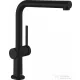 Hansgrohe TALIS M54 mosogató csaptelep kihúzható kifolyóval,1 jet, matt fekete 72808670