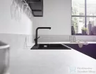 Hansgrohe TALIS M54 mosogató csaptelep kihúzható kifolyóval,1 jet,S-Box, matt fekete 72809670