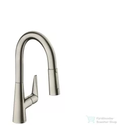   Hansgrohe Talis konyhai csaptelep 160, kihúzható kifolyóval, rozsdamentes acél hatású 72815800