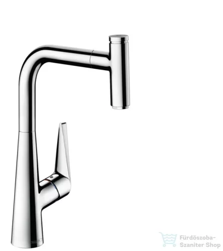 Hansgrohe HG Talis Select S egykaros konyhai csaptelep 280 kihúzható kifolyóval 72821000