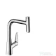 Hansgrohe Talis Select S konyhai csaptelep 220, kihúzható kifolyóval, króm 72822000