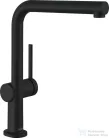 Hansgrohe TALIS M54 egykaros mosogató csaptelep, matt fekete 72840670