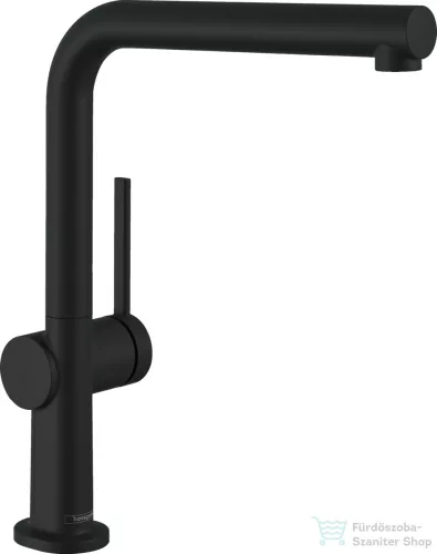 Hansgrohe TALIS M54 egykaros mosogató csaptelep, matt fekete 72840670