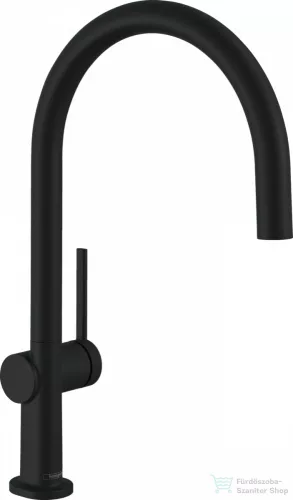 Hansgrohe TALIS M54 egykaros mosogató csaptelep 220, matt fekete 72843670