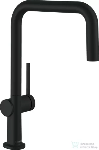 Hansgrohe TALIS M54 U 220 Eco egykaros mosogató csaptelep, matt fekete 72844670