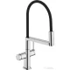 Hansgrohe TALIS M54 Powder spray 3 funkciós mosogató csaptelep, króm 72861000