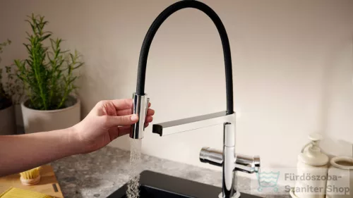 Hansgrohe TALIS M54 Powder spray 3 funkciós mosogató csaptelep, króm 72861000