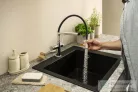 Hansgrohe TALIS M54 Powder spray 3 funkciós mosogató csaptelep, króm 72861000