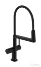 Hansgrohe TALIS M54 Powder spray 3 funkciós mosogató csaptelep, matt fekete 72861670