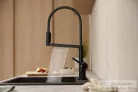Hansgrohe TALIS M54 Powder spray 3 funkciós mosogató csaptelep, matt fekete 72861670