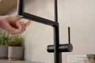 Hansgrohe TALIS M54 Powder spray 3 funkciós mosogató csaptelep, matt fekete 72861670
