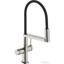   Hansgrohe TALIS M54 Powder spray 3 funkciós mosogató csaptelep, rozsdamentes acél hatású 72861800