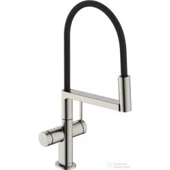   Hansgrohe TALIS M54 Powder spray 3 funkciós mosogató csaptelep, rozsdamentes acél hatású 72861800