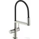 Hansgrohe TALIS M54 Powder spray 3 funkciós mosogató csaptelep, rozsdamentes acél hatású 72861800