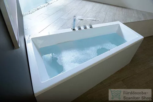 Sapho POLYSAN ANDRA L sarokkád 180x90x45cm, balos,fehér 72872