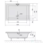 Sapho POLYSAN DEEP 110x75 Deep 110x75x26cm, fehér 72883