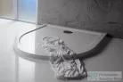 Sapho POLYSAN ISA 100 Öntöttmárvány zuhanytálca 100x100x4cm 72888