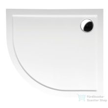   Sapho POLYSAN RENA öntöttmárvány zuhanytálca, 90x80x4cm, R550, jobb 72891