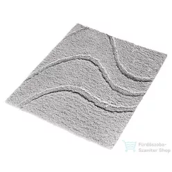   Sapho RIDDER LA OLA kilépőszőnyeg 55x50cm csúszásgátlóval, polyester, szürke 729807