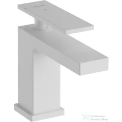   Hansgrohe TECTURIS E 80 Ecosmart+ hidegindításos mosdó csaptelep automata leeresztővel, matt fehér 73002700
