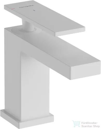Hansgrohe TECTURIS E 80 Ecosmart+ hidegindításos mosdó csaptelep automata leeresztővel, matt fehér 73002700