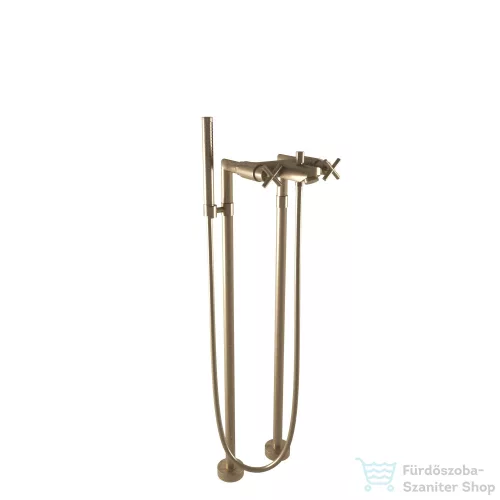 Bugnatese RODOS szabadon álló kádtöltő csaptelep zuhanyszettel,belső egységgel,bronz 7300PBR