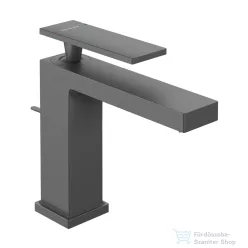   Hansgrohe Tecturis E 110 Ecosmart+ mosdó csaptelep automata leeresztővel,szálcsiszolt fekete króm 73010340