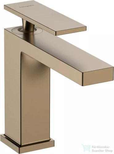 Hansgrohe Tecturis E 110 Ecosmart+ mosdó csaptelep leeresztő nélkül,szálcsiszolt bronz 73011140
