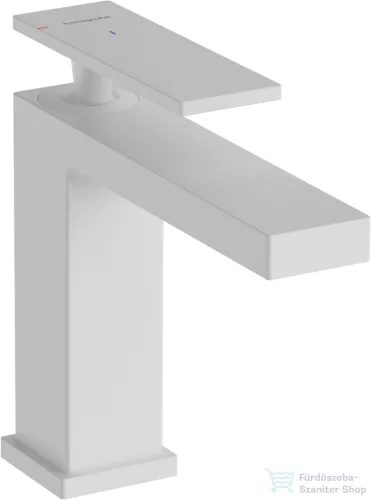 Hansgrohe TECTURIS E 110 Ecosmart+ hidegindításos mosdó csaptelep leeresztő nélkül, matt fehér 73012700