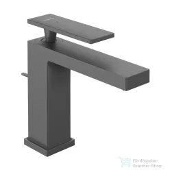   Hansgrohe TECTURIS E 110 Ecosmart+ hidegindításos mosdó csaptelep automata leeresztővel, szálcsiszolt fekete króm 73014340