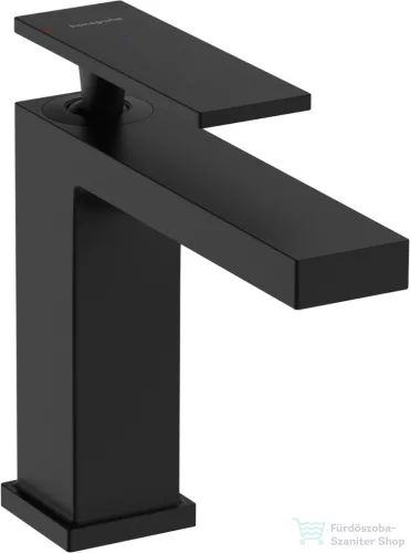 Hansgrohe TECTURIS E 110 Ecosmart+ hidegindításos mosdó csaptelep automata leeresztővel, matt fekete 73014670